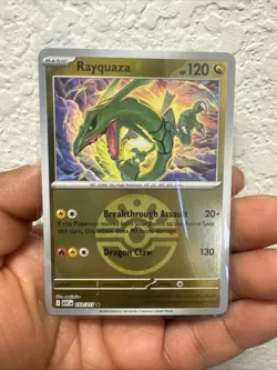 Pokemon Rayquaza Rare Reverse Holo Me: Ascended Heroes 153/217 - Image 1
