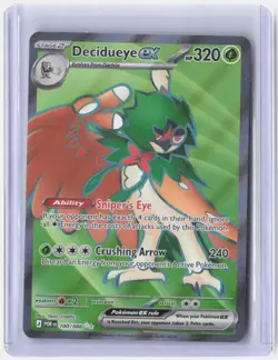 Decidueye ex 100/088 Holo Ultra Rare Perfect Order Pokemon Near Mint - Image 1