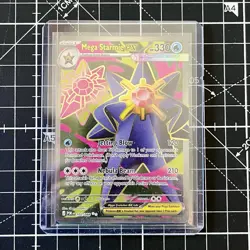 Mega Starmie EX 102/088 Full Art Ultra Rare Pokemon TCG: Perfect Order - Image 1