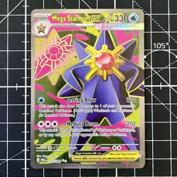 Mega Starmie EX 102/088 Full Art Ultra Rare Pokemon TCG: Perfect Order - Image 2
