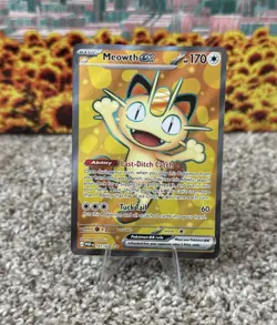 Meowth ex - 107/088 - Ultra Rare NM-Mint Pokemon ME03 - Perfect Order - Image 1