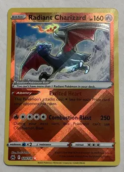 Pokemon Crown Zenith Radiant Charizard 020/159 Ultra Rare Holo NM - Image 1