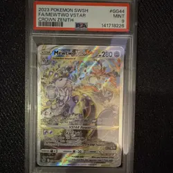 Pokemon Mewtwo VSTAR GG44/GG70 Crown Zenith Galarian Gallery Holo PSA 9 - Image 1
