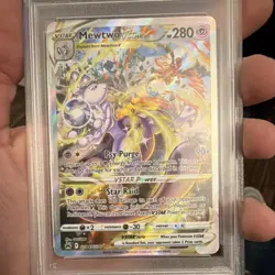 Pokemon Mewtwo VSTAR GG44/GG70 Crown Zenith Galarian Gallery Holo PSA 9 - Image 3