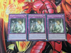Solemn Accusation-BLZD-EN079-Secret Rare-1st Edition-Pre-release-Yugioh! - Image 1