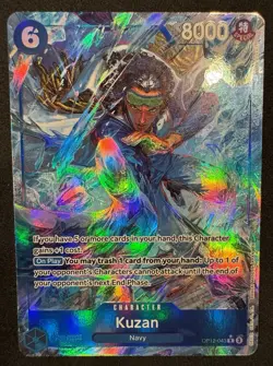 One Piece TCG Kuzan OP12-043 Alt Art English Legacy Of The Master NM - Image 1