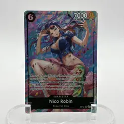 One Piece Nico Robin OP12-087 Alt Art SR Foil - Legacy of the Master NM ENGLISH - Image 1