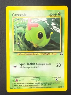 Caterpie 53/75 | Neo Discovery | Pokemon Card | NM - Image 1
