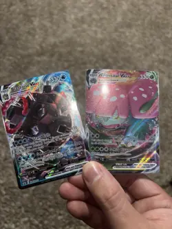 NM 2 card Venusaur VMAX 002/021 Blastoise VMAX 002/020 Pokemon Card - Image 1