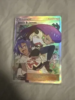 Jessie and James Trainer Full Art Hidden Fates Ultra Rare 68/68 Pokemon Card NM - Image 3