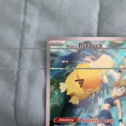 Pokemon TCG Misty's Psyduck Destined Rivals 193/182 Illustration Rare Card - Image 5