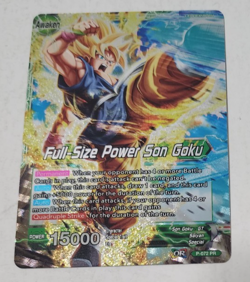 Dragon Ball Super Card Game Full-Size Power Son Goku P-072 Promo Foil LP x1 - Image 1