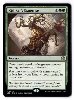 Rishkar's Expertise NM* The Lost Caverns of Ixalan Commander 0254 -UnltdCards - Image 1