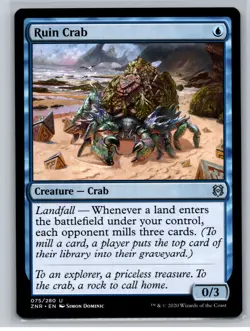 Zendikar Rising #75 Ruin Crab - Image 1