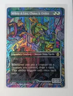 Mikey & Leo, Chaos & Order (Borderless) 200 Teenage Mutant Ninja Turtles TMT R - Image 1