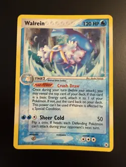 2004 Pokemon Walrein 15/101 Holo EX Hidden Legends NM+/Mint- SUPER CLEAN - Image 1