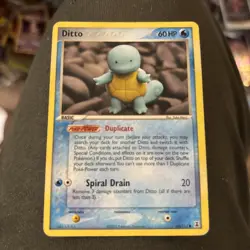 Ditto (Squirtle) 64/113 Pokemon Delta Species 2005 MP - Image 1