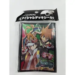 Pokemon Official Deck Shield Red & Blue 62 Sleeves Japan NEW Sleeves - Image 1
