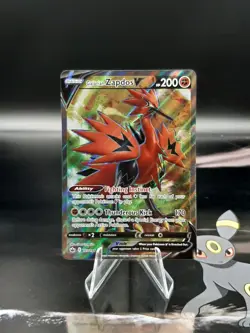 Galarian Zapdos V - 173/198 - Full Art Pokemon Chilling Reign NM - Image 1