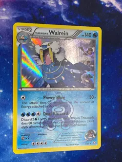 Team Aqua's Walrein 49065 Holo R Double Crisis Pokemon 2015 EN LP - Image 1