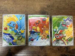 Charmander Bulbasaur Squirtle Pokemon TCG First Partner Illustration Collection - Image 1