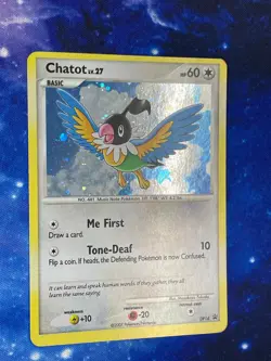 Chatot DP14 Promo Diamond and Pearl Promos Pokemon 2006 EN LP FALSE - Image 1