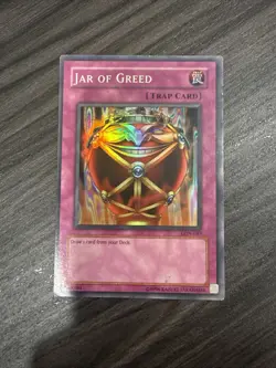 Jar of Greed (LON-047) SR Super Rare - YuGiOh! TGC - Image 1