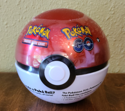 Pokemon GO Poke Ball Three Booster Bundle Tin New - Image 1