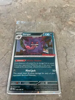 Pokemon GENGAR 050/088 GameStop Promo Stamped (SEALED) - Image 3