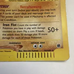 Pokemon Machamp 16/165 Expedition Base Set Holo Rare Stage 2 120HP English - Image 4