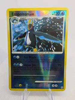 Pokemon TCG - Empoleon 4/130 Diamond Pearl Base Set Reverse Holo Rare NM - Image 1