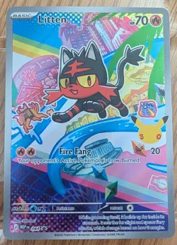 Litten 44 Holo Promo MEP: Mega Evolution Promo Pokemon English NM - Image 1