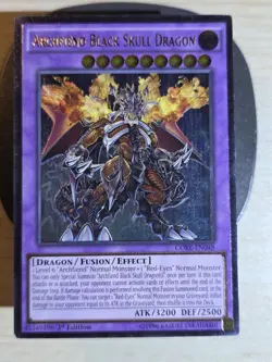 YUGIOH! Archfiend Black Skull Dragon CORE-EN048 Ultimate Rare 1st Edition NM - Image 1