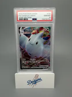 Togekiss VMAX Full Art 2020 Pokemon Swish 141 Vivid Voltage PSA 10 - Image 1