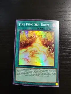 1X Fire King Sky Burn - SR14-EN025 - Super Rare 1st Edition - Yugioh - Image 1