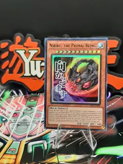 Yu-Gi-Oh! Nibiru, The Primal Being RA05-EN094 Ultra Rare - Stamp - NM - Image 1