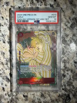 PSA 10 One Piece English 1st Anniversary Sanji - Image 1