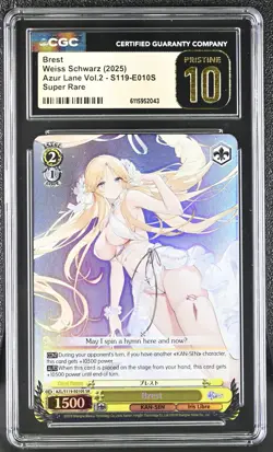 Brest - Azur Lane Vol. 2 - Weiss Schwarz - AZL/S119-E010S SR - CGC Pristine 10 - Image 2