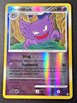Haunter 40/100 D&P Stormfront Pokemon Card Reverse Holo Foil Rare LP - Image 1
