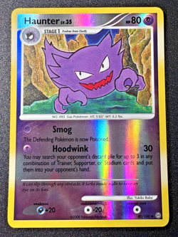 Haunter 40/100 D&P Stormfront Pokemon Card Reverse Holo Foil Rare Near Mint - Image 1