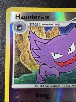 Haunter 40/100 D&P Stormfront Pokemon Card Reverse Holo Foil Rare Near Mint - Image 3