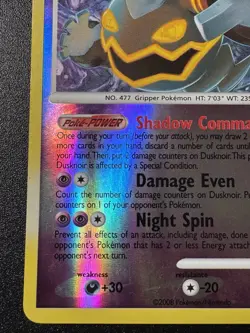 Dusknoir 1/100 D&P Stormfront Pokemon Card Reverse Holo Foil Rare Near Mint - Image 5
