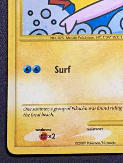 Surfing Pikachu 114/111 Rising Rivals Pokemon Card Holo Secret Rare Near Mint - Image 5