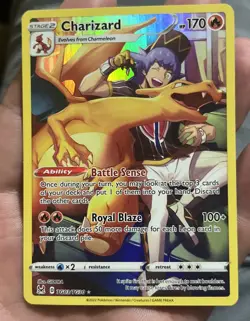Pokemon TCG Charizard Full Art Rare Card Lost Origin TG03/TG30 - Image 1