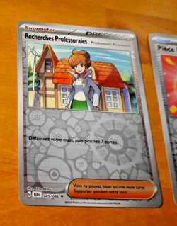 POKEMON FOUDRE NOIRE CARD REVERSE HOLO CARTE 085/086 BLK EV10.5 FR NM 2025 - Image 1