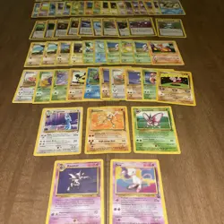 Pokemon Bulk Wotc 65 Card Vintage Lot 1st Edition Rare Shadowless - Image 1