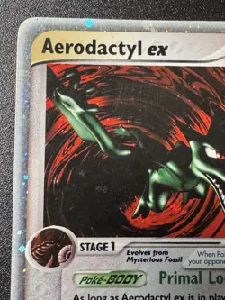 Aerodactyl ex 94/100 EX Sandstorm Pokemon Card Holo Foil Rare MP - Image 3