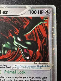 Aerodactyl ex 94/100 EX Sandstorm Pokemon Card Holo Foil Rare MP - Image 4