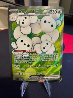 2023 Pokemon Maushold EX Full Art Paradox Rift 233 - Image 1