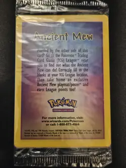 Pokemon TCG Ancient Mew Vintage 2000 Movie Promo Sealed Mint Near Mint - Image 4